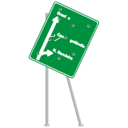 Recomposição de Sinalização Vertical (Placas e/ou Pórticos)